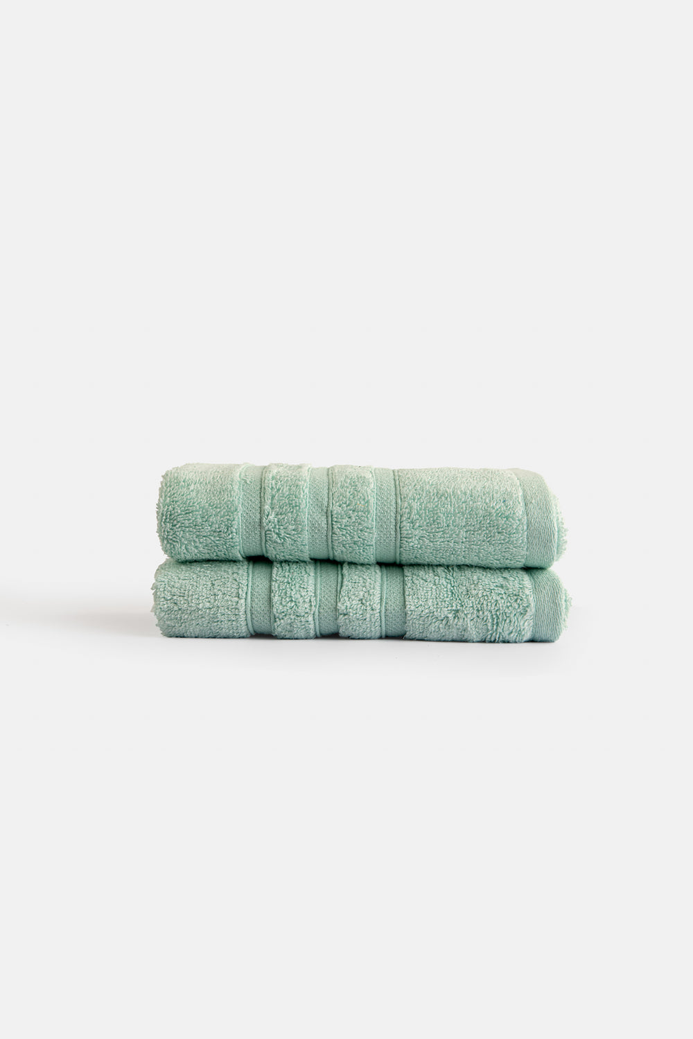 Caressa Hand Towels-100% Cotton-Duck Egg