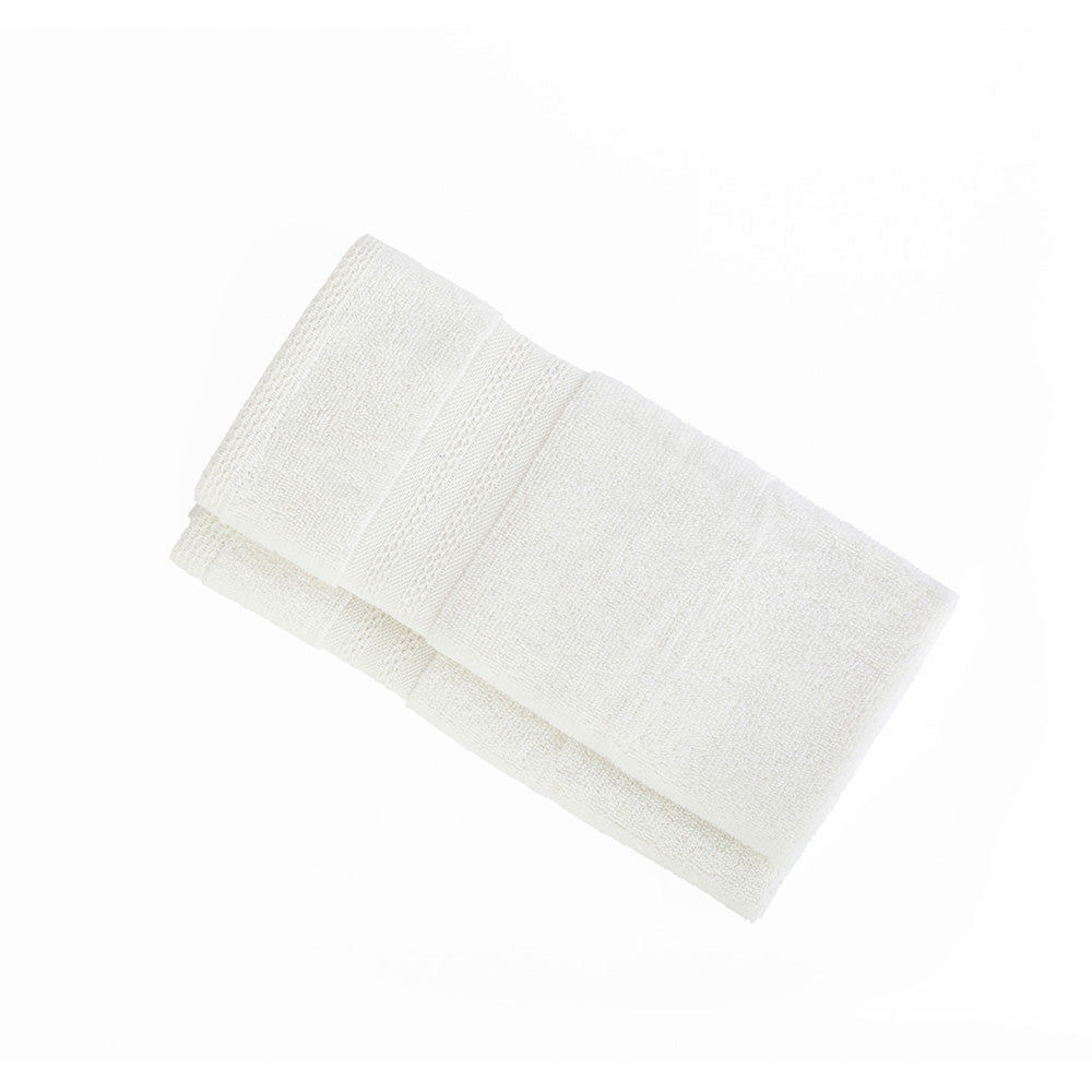 Be-Bold Face Towels 100% Cotton - Ivory