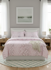 Celsia Urban Geo Printed Cotton Bedsheet