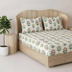 Fabella King Size Bedsheets – Ultra Soft, Cotton Like Comfort