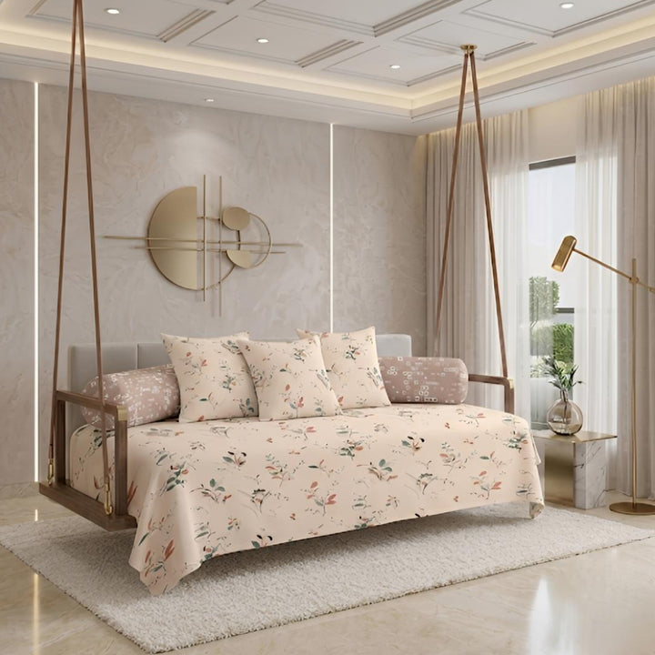 Satrangi Royal Diwan Set – Elegant, Colorful & Premium Comfort- 200TC