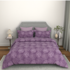 Bombay Dyeing  Epigram Double Bedsheet - 7881 Violet