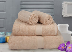 Raymond 4pc Premium Towel Set – 4 Pc Soft & Absorbent Cotton Towels