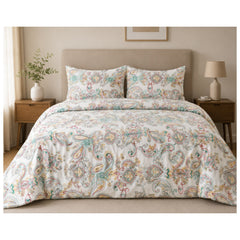 Satin Dreamz King Size Bedsheet Set | 300 Thread Count Premium Cotton  | White