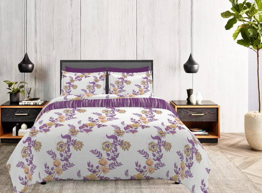 layers firenze single bedsheet with eclectic geometric and arnate designs 