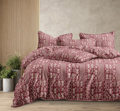 Fabella Double Size Floral Bedsheets – Ultra Soft, Cotton Like Comfort