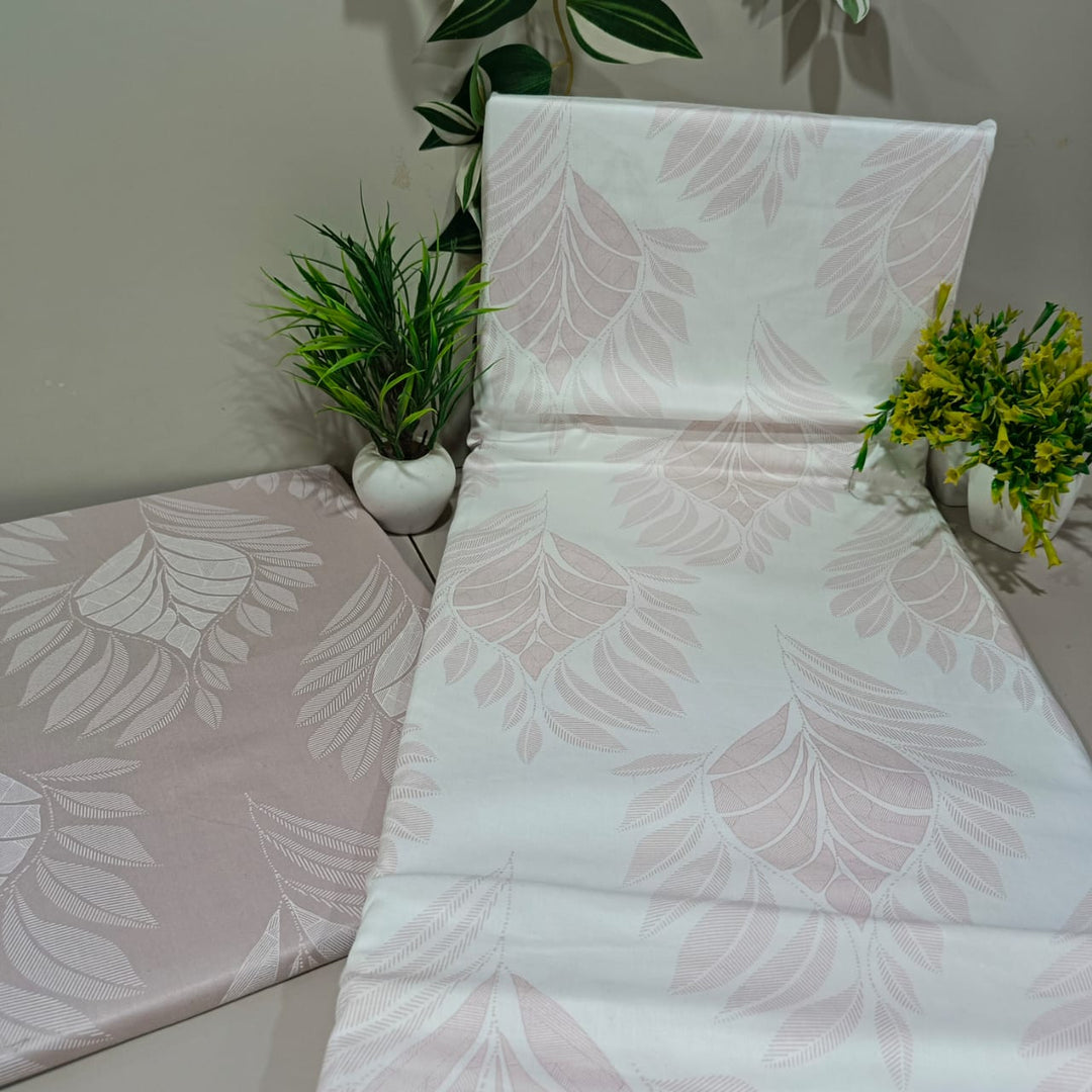 Royale King-Size Bedsheet | 100% Cotton | 250 TC Percale | Soft & Durable | Dusty Petal Pink