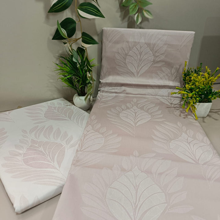 Royale King-Size Bedsheet | 100% Cotton | 250 TC Percale | Soft & Durable | Blush Pink Colour