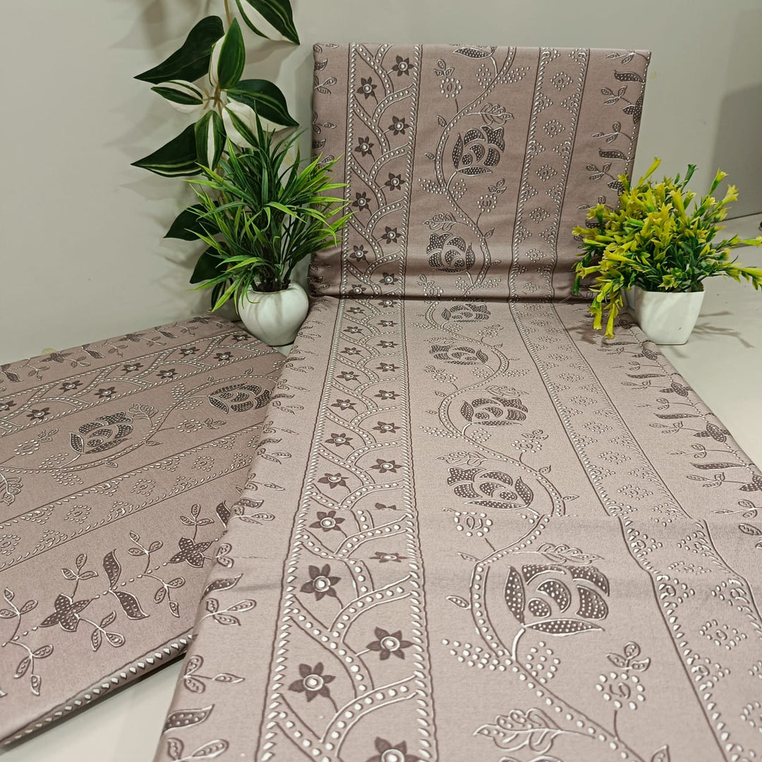 Satin Touch King Size Premium Bedsheet  | 100% Cotton |  300 TC Sateen | Smooth & Silky Feel | Dusty Mauve Pink