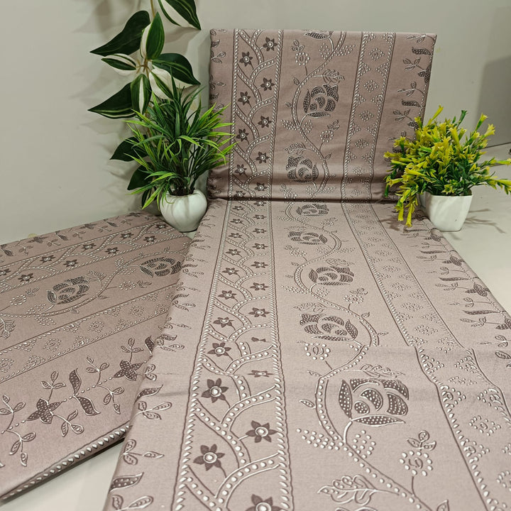 Satin Touch King Size Premium Bedsheet  | 100% Cotton |  300 TC Sateen | Smooth & Silky Feel | Dusty Mauve Pink