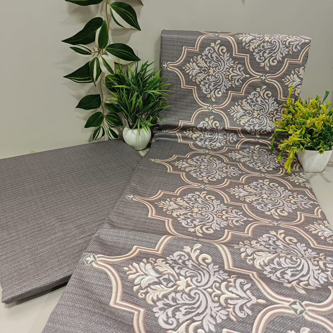 Satin Touch King Size Premium Bedsheet  | 100% Cotton |  300 TC Sateen | Smooth & Silky Feel | Grey color
