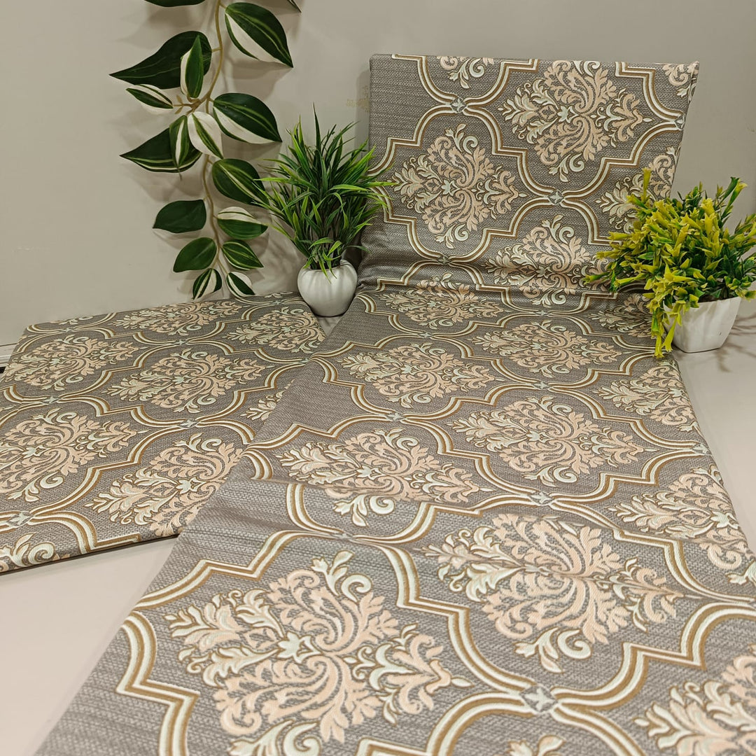 Satin Touch King Size Premium Bedsheet  | 100% Cotton |  300 TC Sateen | Smooth & Silky Feel |  Gray Colour