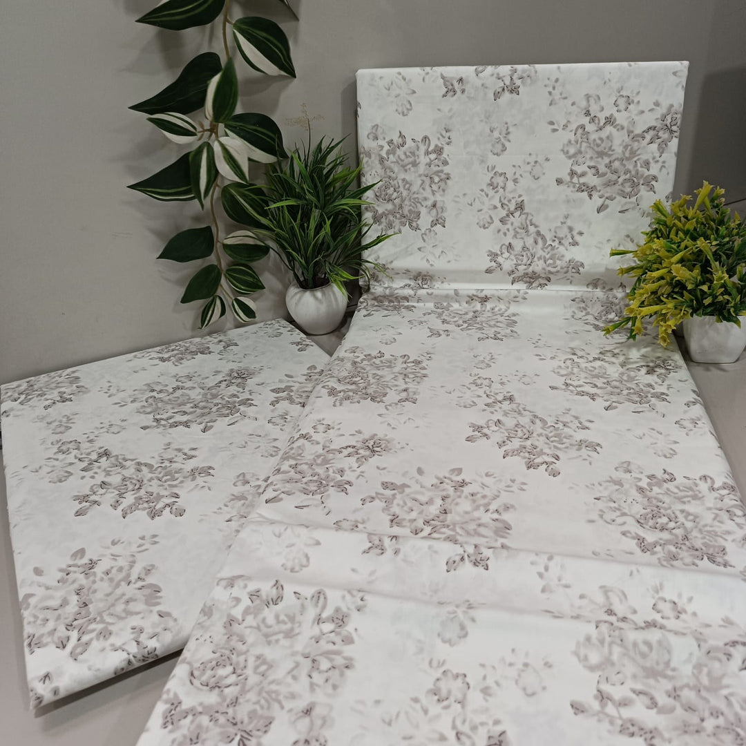 Imperial King-Size Bedsheet | 100% Cotton | 250 TC Percale | Crisp & Fresh Feel | Dusty Rose Brown