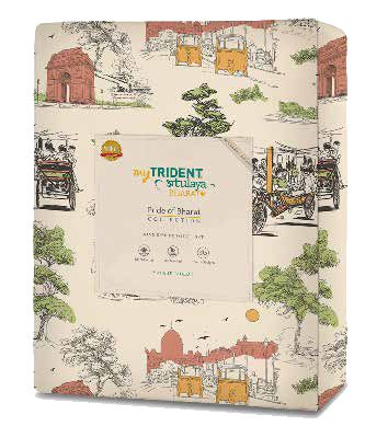 My Trident – Atulya Bharat King Bedsheet Collection - Dilwalo Ka Dilli