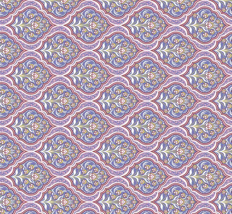 Trident Dusk & Dawn Queen Bedsheet – Anna Purple