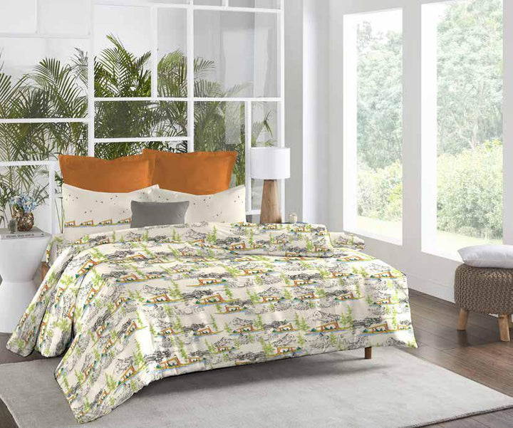 My Trident – Atulya Bharat King Bedsheet Collection - Kashmir ki kali