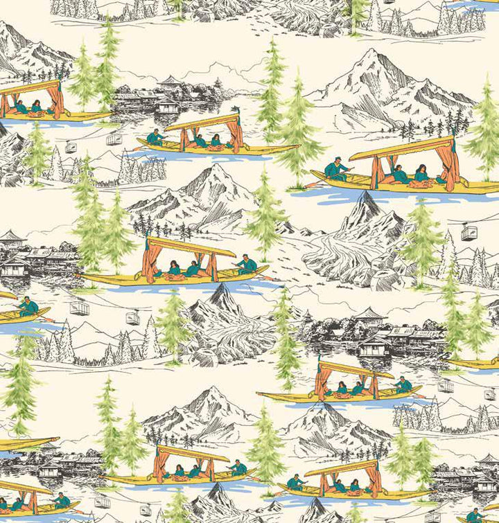 My Trident – Atulya Bharat King Bedsheet Collection - Kashmir ki kali