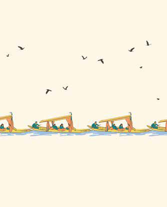 My Trident – Atulya Bharat King Bedsheet Collection - Kashmir ki kali