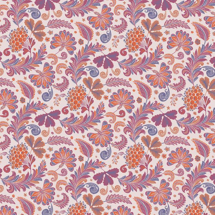 Trident Dusk & Dawn Queen Bedsheet – Carnival Magenta