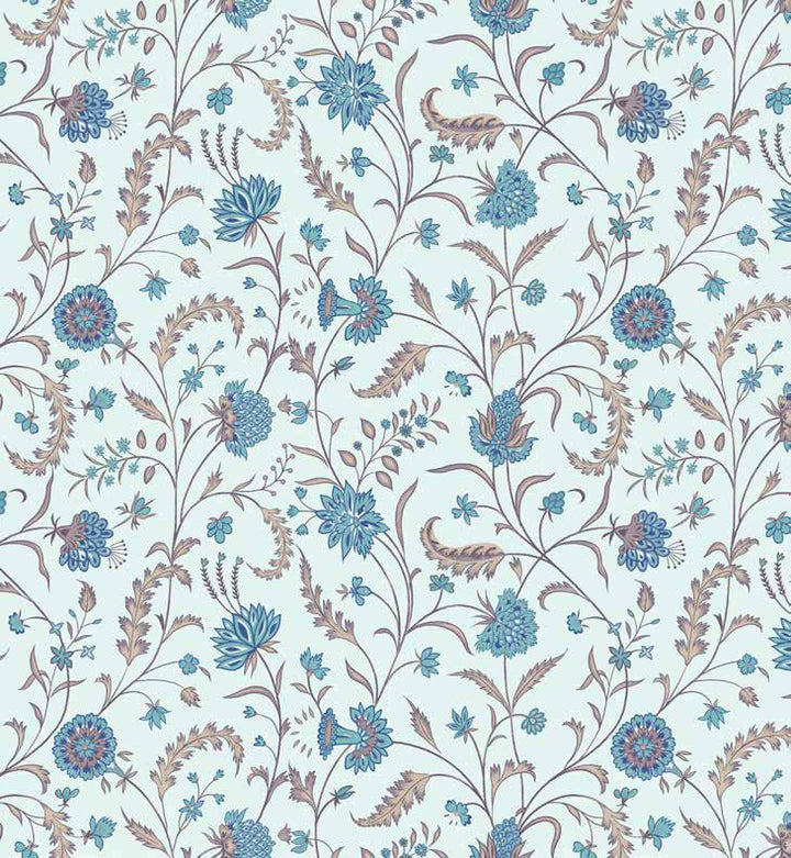 Trident Dusk & Dawn Queen Bedsheet –  Coromandel Blue