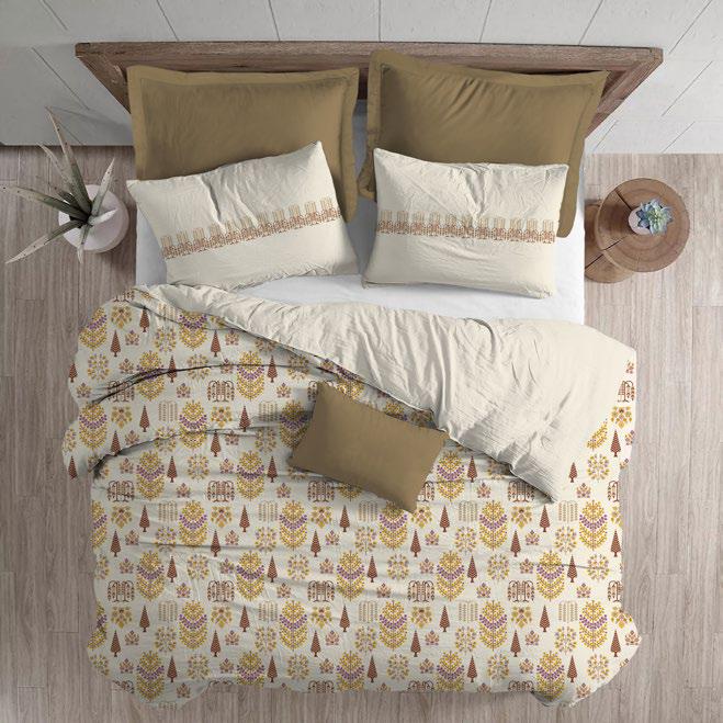 myTrident Earth Lover King Bedsheet – Charbagh