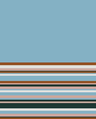 Trident Dusk & Dawn Queen Bedsheet –  Crossroads Blue