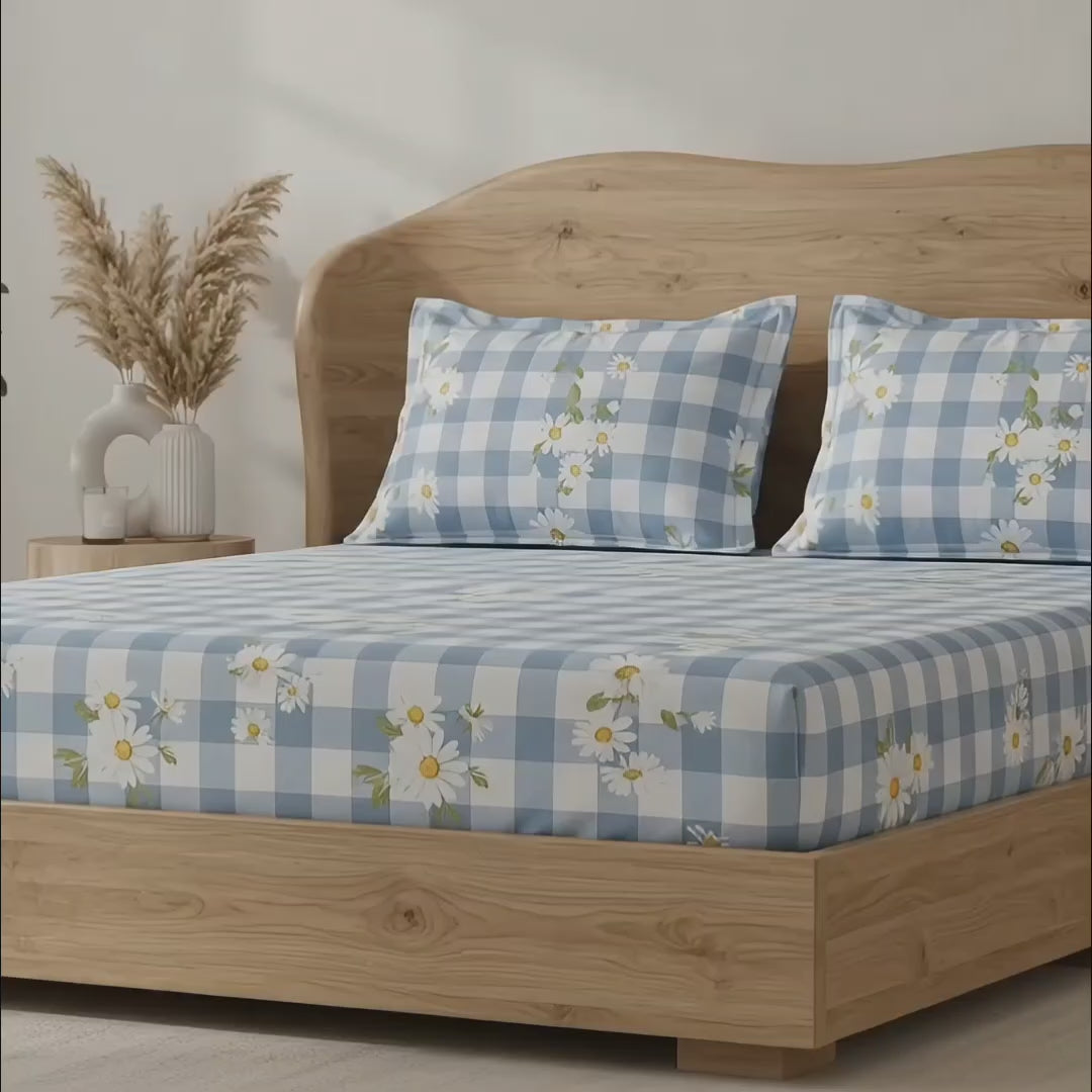 Fabella King Size Bedsheets – Ultra Soft, Cotton Like Comfort