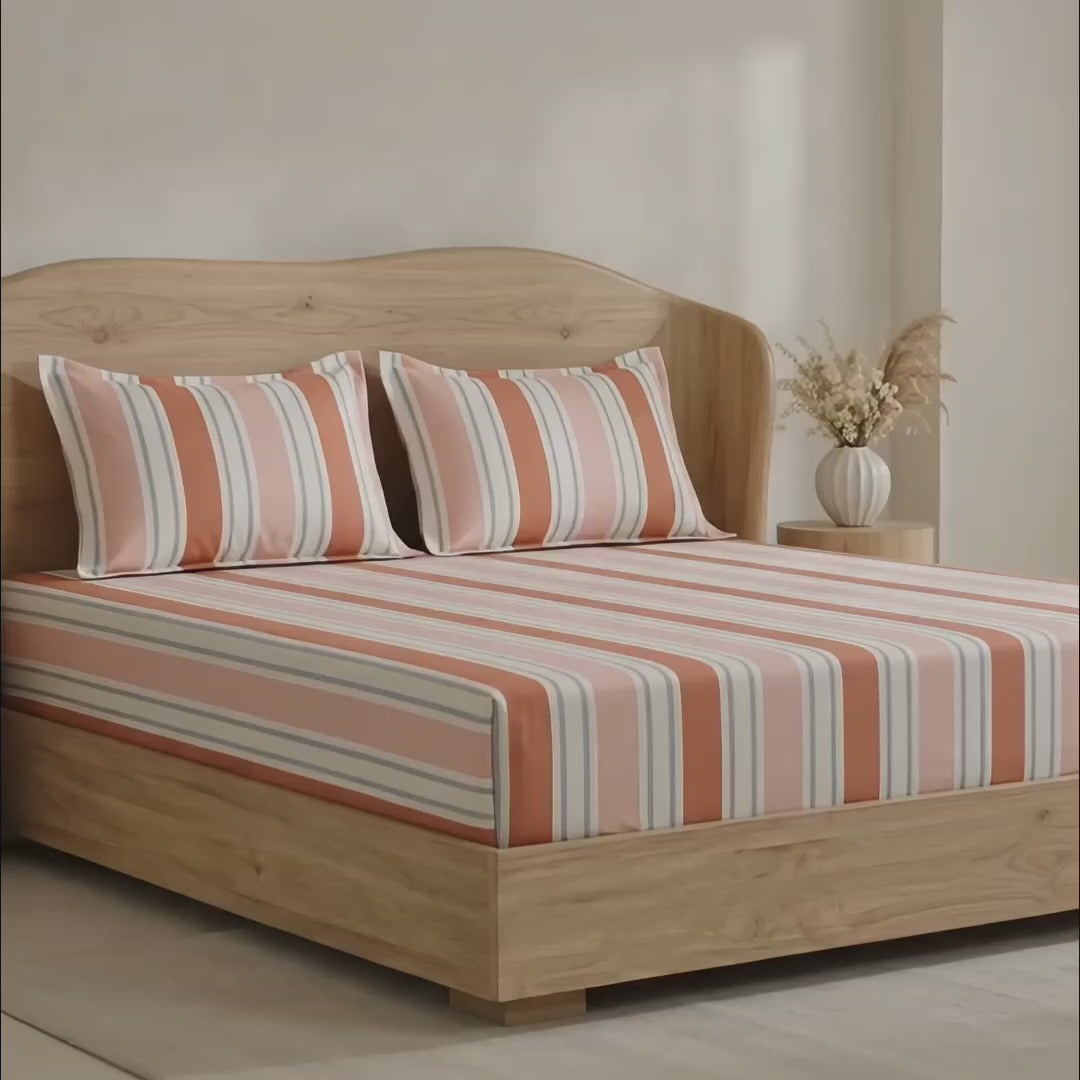 Fabella King Size Bedsheets – Ultra Soft, Cotton Like Comfort