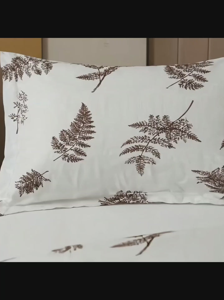 Elegant Floral Cotton Bedsheet with Pillow Covers – Soft & Premium Bedding Set - Vivron