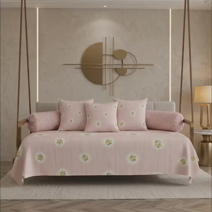 Satrangi Royal Diwan Set – Elegant, Colorful & Premium Comfort- 200TC