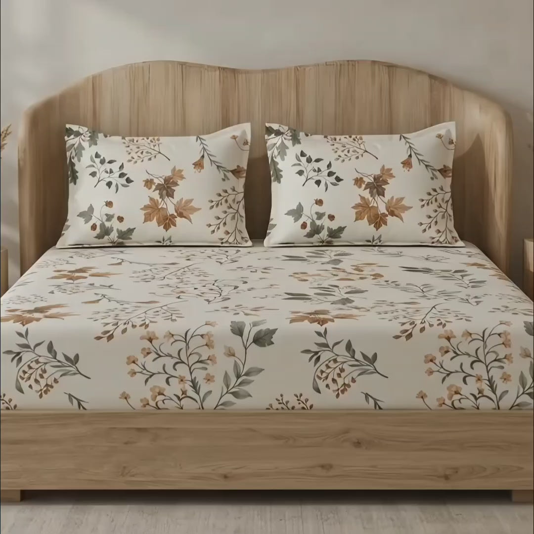 Fabella King Size Bedsheets – Ultra Soft, Cotton Like Comfort