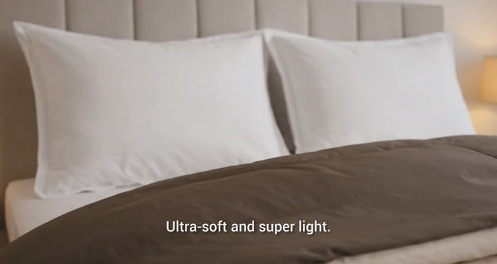 Cream & Walnut All Season Reversible Single Comforter