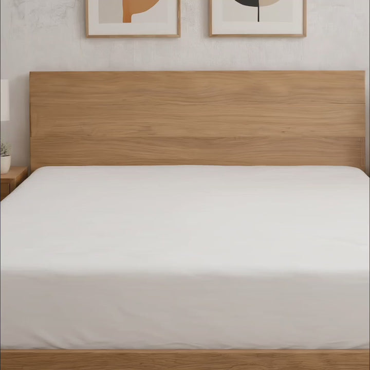 500 TC Cotton Bedsheets – Opulence Premium Collection | Viora | Aprocot