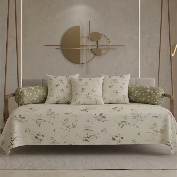 Satrangi Royal Diwan Set – Elegant, Colorful & Premium Comfort- 200TC