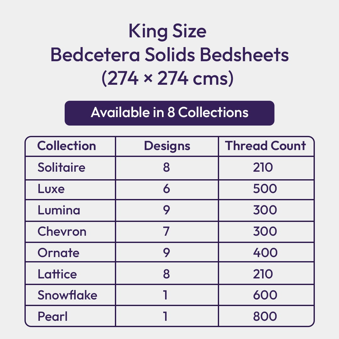 Bedcetera Lumina King Size Solids Bedsheet Dusty Rose